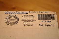 Alliance 477196 Customer Service System Kit Customer Service Button Type 1