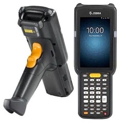 4 Zebra MC3300 Mobile Computer Barcode Scanners – With 4 Port Docking Station