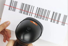 TaoTronics USB Barcode Scanner TT-BS003 Laser Wired Plug & Play w/ Stand