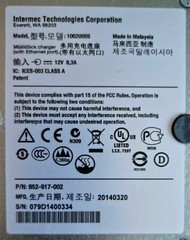 Intermec 4 Ethernet Cradle Charging Dock Base 1002UU05