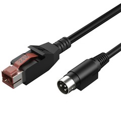 1x USB Powered to Hosiden DIN 3 Pin Power Adapter Cable for IBM Epson POS System