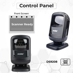 Zebra DS9208 Zebra 1D/2D Hands-Free Barcode Scanner, High-Speed Digital