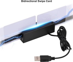 USB Swipe Magnetic Credit Card Reader 3 Tracks Mini Smart Card Reader