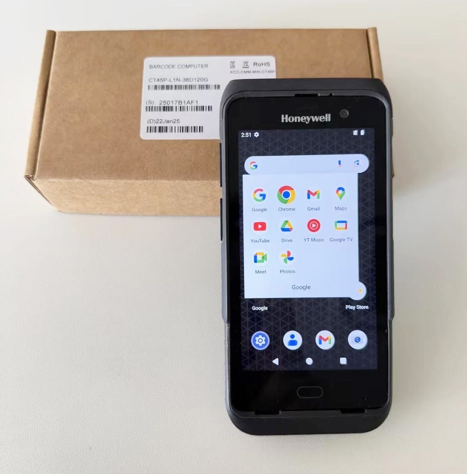 Honeywell CT45 XP Android GMS Mobile Computer Barcode Scanner CT45P-L1N-38D120G