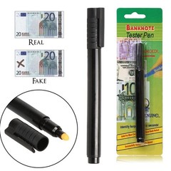 Counterfeit Money Check Detector (1 Pack) Pen Marker Fake Dollar Bill Currency