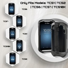 Protective Ergonomic Case with Hand Strap for Zebra TC51 TC52 TC56 TC57 Barcode