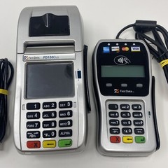 First Data FD130 Duo and FD-35 PIN Pad Credit Debit Card POS Terminal UNTESTED