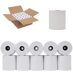 (32 Rolls) 3&Prime; x 165&prime; 1 Ply Bond (Non –Thermal Kitchen Pack of 32, White