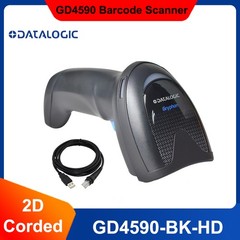 Datalogic Gryphon GD4590-BK-HD 2D Corded Handheld Barcode Scanner with USB Cable