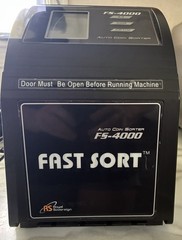 Electric coin sorter Royal Sovereign DigitalFS-4000 « Fast Sort » 4-Rows – Black