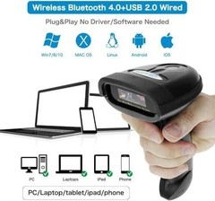 NETUM Bluetooth Barcode Scanner, Compatible with 2.4G Wireless
