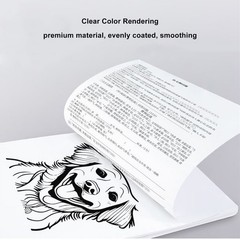 A4 Thermal Paper 26.2ft Long 8.3in 1.2in Size Bright Smoothing A4 Thermal Pr NEW