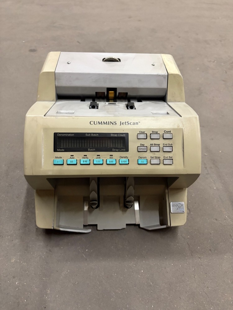 Cummins Jetscan 4065 Currency Paper Money Banknote Bill Counter 406-9905-00