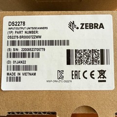 Zebra DS2278 Barcode Scanner Wireless Kit Cradle and Charging Cable Brand New
