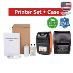 58mm Bluetooth Mini Thermal Printer Portable Wireless Receipt Maker Android PC