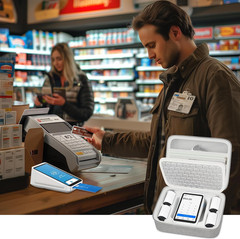 COMECASE Case Compatible with Square Terminal Credit Card Reader, Mobile POS Mac
