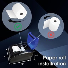 RIBAO Thermal POS Printer Receipt Printer Connect BC-55 BC-40 BCS-160 Mixed B…