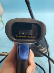 NetumScan 2D USB Barcode Scanner NSL3S with Holder, Black