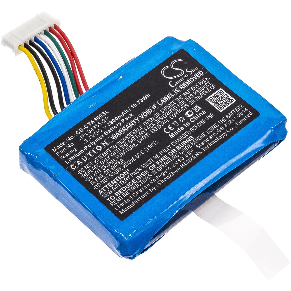 2900mAh 10.73Wh Battery for Dejavoo Z9 Blue,Z9 V3 P/N: IP604355-2P
