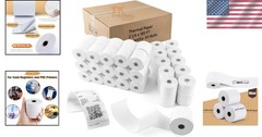 Biodegradable 50 Rolls 2 1/4&Prime; x 165&prime; Thermal Paper – Ideal for Cash Registers