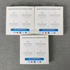 3 Square Reader for Magstripe with Headset Jack Credit Card Reader IOS/Android