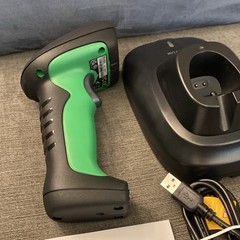 2D QR Bluetooth Barcode Scanner Industrial Waterproof Dock Hands-Free Charging
