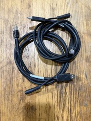 Zebra LI3678 SR Cordless Barcode Scanners ( Two Cables, Cradles, and scanners)