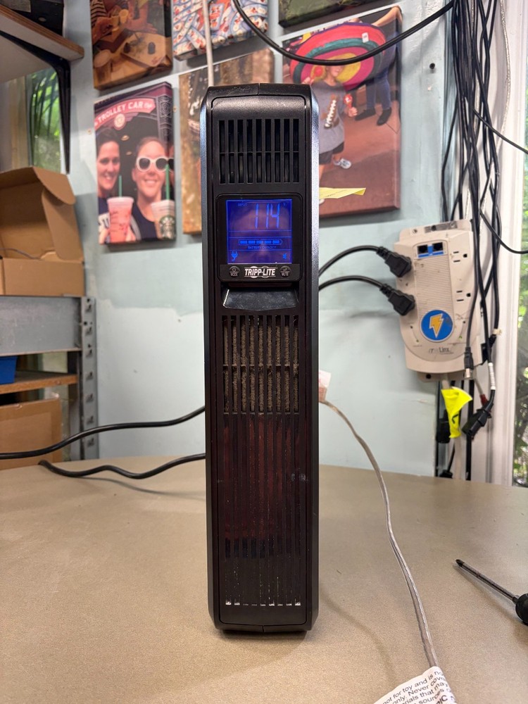 Used Tripp Lite SMART1500LCD Line Interactive UPS 1500VA 900W No Batteries