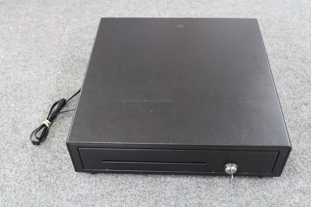 16&Prime; Cash Drawer w/ Key and Electronic RJ-11 Cable (No Money Till) – Preowned