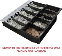 Adesso MRP-16CD-TR – 16-Inch Cash Drawer Tray Insert for Cash Register