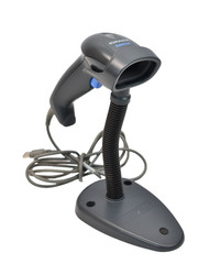 Datalogic Quick Scan QD2100 Laser Barcode Scanner With Stand