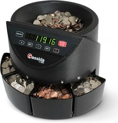 Efficient Coin Sorter with 250 Coins/Min Speed, Hopper & Drawer Capacity, 110VAC