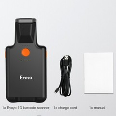 Eyoyo 1D Laser Back Clip Bluetooth Barcode Scanner Fast and Precise scanning