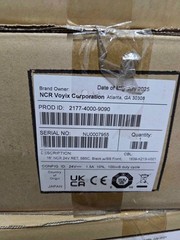 Sealed NCR 2177-4000-9090 Cash Drawer 16&Prime; 24V RET, 5B 5C, Black, SS Front