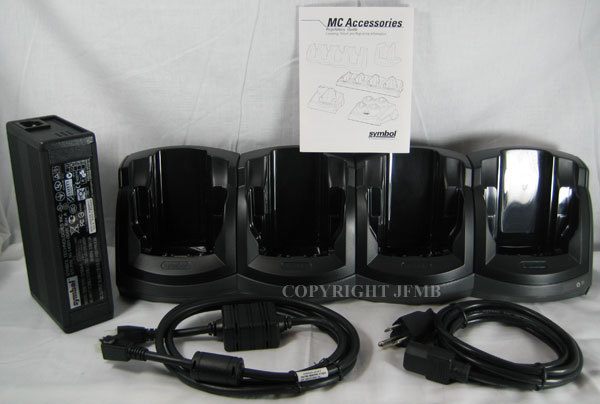 Zebra Motorola 4 SLOT Cradle Charger MC3190 MC3090 CHS3000-400CR CRD3000-4000