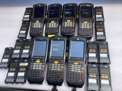 7 MOTOROLA Zebra MC9596 K Series Scanner Reader HSDPA GSM +13 Batteries…Used PNW