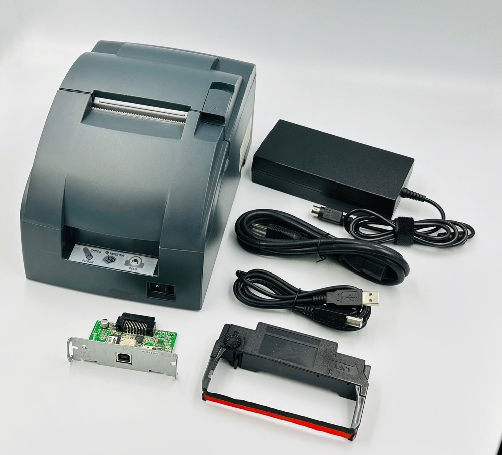 Epson TM-U220B M188B Receipt Printer USB Port Auto-Cutter Shipping Today