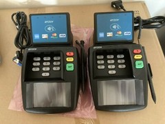 Lot of 2 IDTECH IDFA-3123CM Rev.54 Sign&Pay Credit Card Payment Terminal