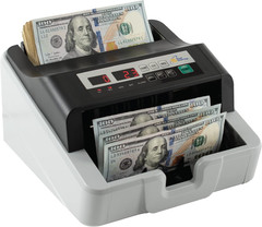 Contadora billetes alta velocidad USD con deteccion UV/MG modo lote RBC 100N