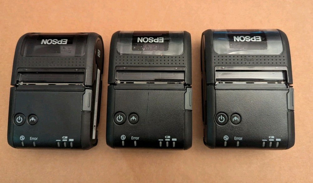 Lot 3 Epson TM-P20 M327A Non-Bluetooth Thermal Printer New Open Box no accessory