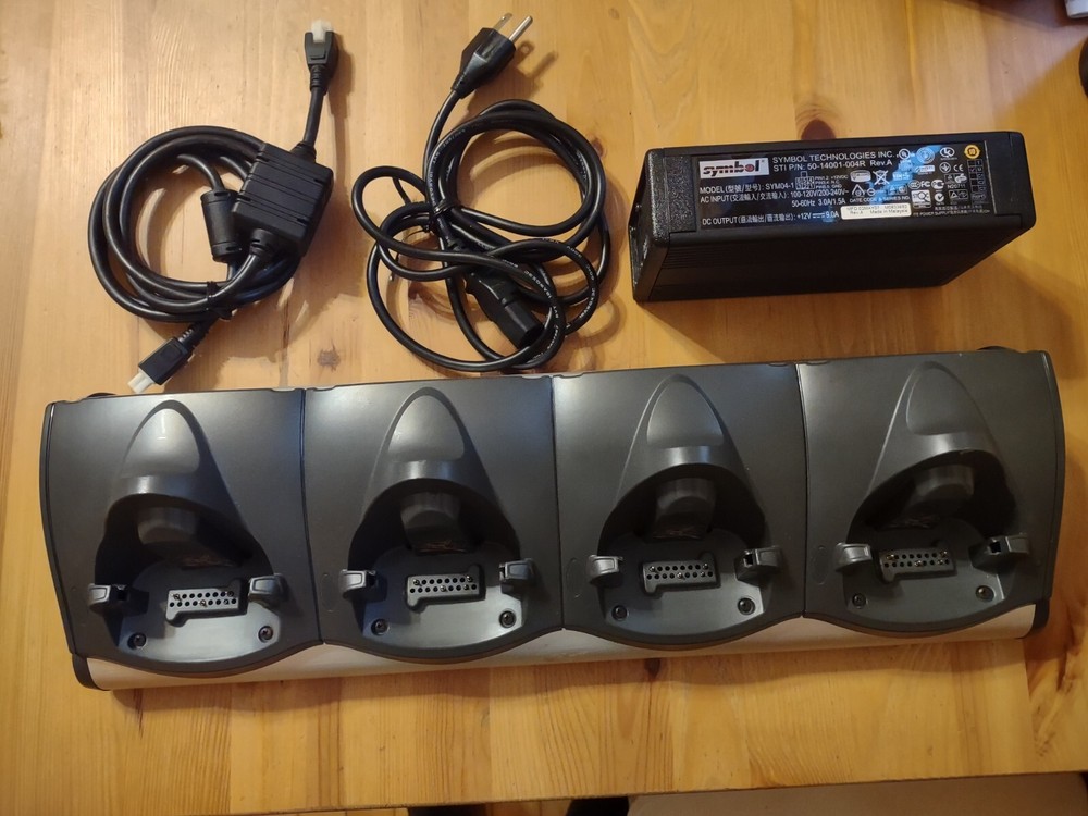 Symbol MC9090 Charging Dock 4 Slot Charger Cradle CHS9000-4001C MC9190 MC92N0