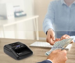 Better Office Products Counterfeit Money Detector Machine, Portable Counterfe…