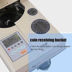 Coin Sort Machine Electronic Coin Counter with Smart Control Panel 1200Coins/Min
