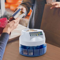 Automatic USD Coin Sorter Counter Machine w/LCD Display Sorts Money,330Coins/min
