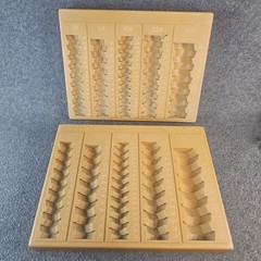 Lot of 2 Vintage Countex II Coin Sorting Trays MMF Industries Bank Teller Sorter