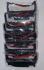 EPSON ERC-30/38-B/R Ink Ribbons – Black & Red (6 pack) NEW