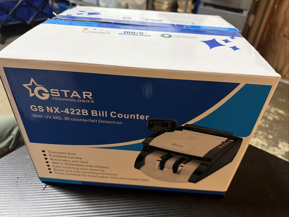 G-Star Technologies GS NX-422B Bill Counting Machine Tested Working