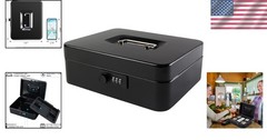 Portable Large Cash Box with Combination Lock – Multi-Purpose Security Storage