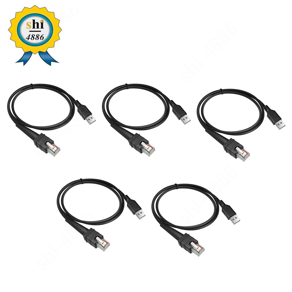 5/10PC For Zebra DS3608 Cable CBA-U46-S07ZAR Shielded USB Series A Connector