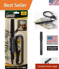 Dri-Mark Smart-Money Counterfeit Bill Detector Pen With Coil And Clip, U.s. C…